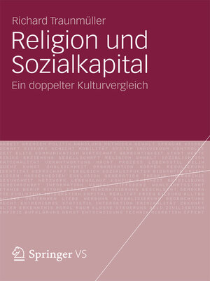 Religion und Sozialkapital - ebook